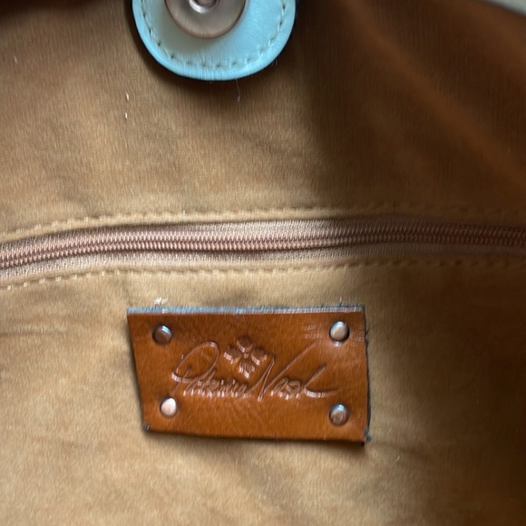 Patricia Nash Mizzana Twisted Braid White Bucket Tote Bag NWT - Picture 8 of 9